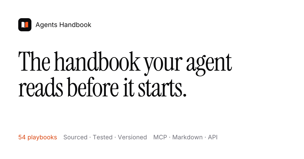 Agents Handbook screenshot 1